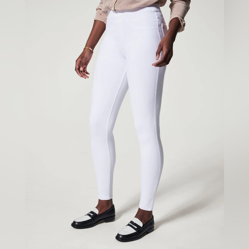 SPANX White High-Rise Jeggings